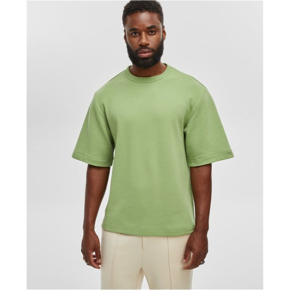 Mode Of One Mens Relaxed-Fit Textured Basic T-Shirt, NWT